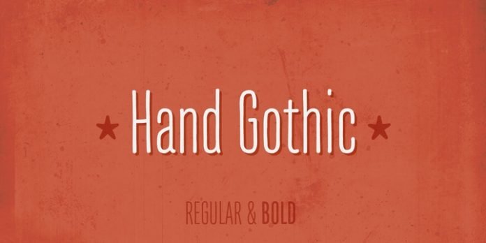 Hand Gothic Font