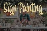 Hand Paint - Old Fashion Script