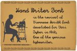 Hand Writer Font