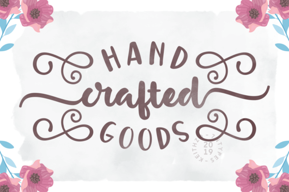 Handcrafted Goods Font