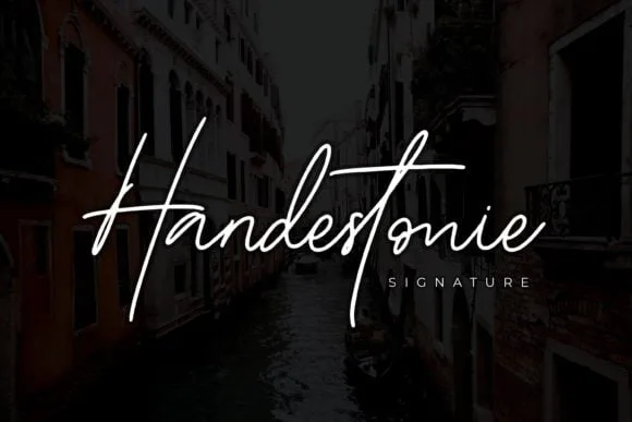 Handestonie Font