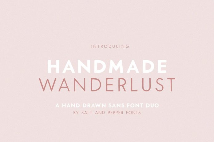 Handmade Wanderlust Font Duo
