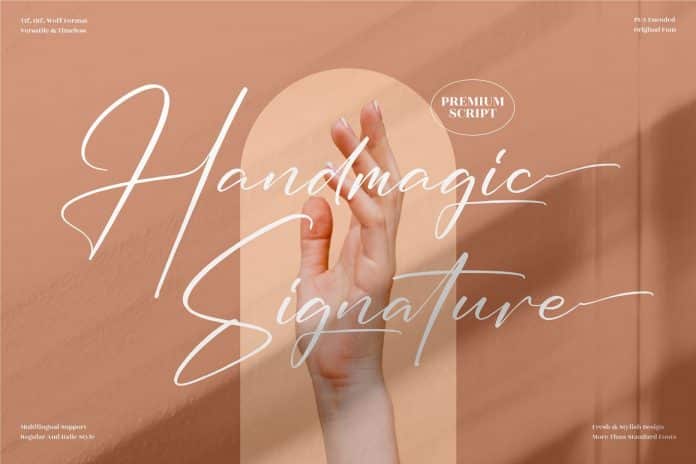 Handmagic Signature – Font