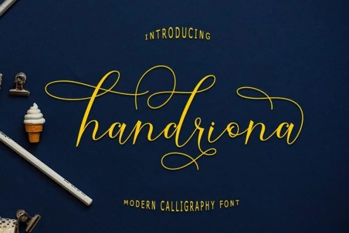 Handriona Script Font