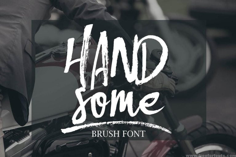 Handsome Brush Font Free Download