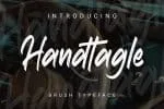 Handtagle - Handbrush Typeface