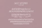 Handwritten Font Sweet September