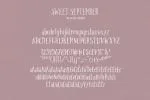 Handwritten Font Sweet September