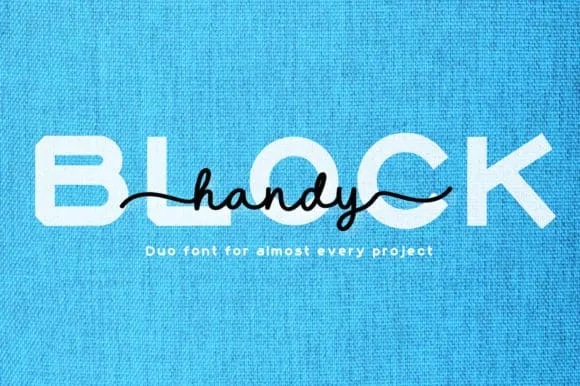Handy Block Font
