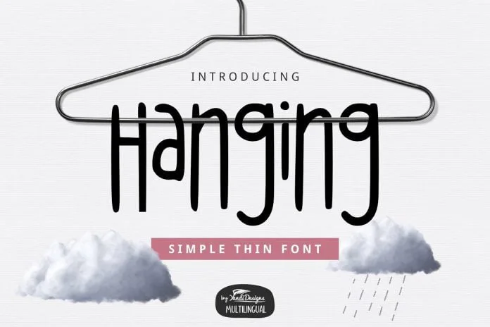 Hanging Font