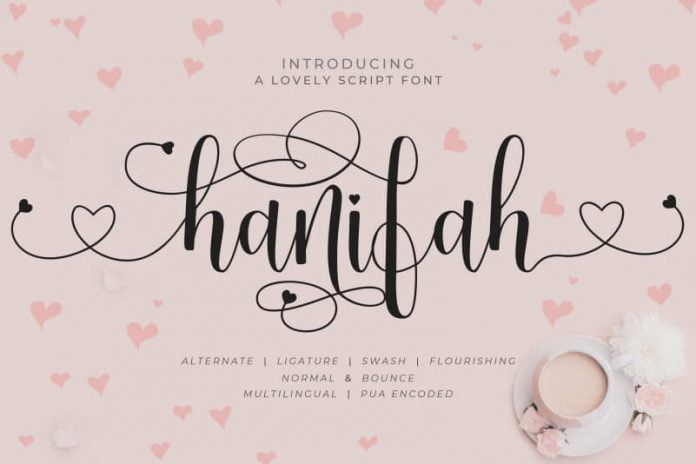 Hanifah Font