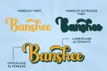Hansley - Retro font