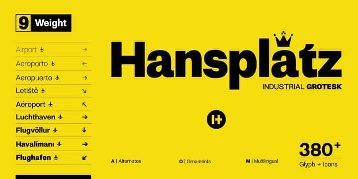 Hansplatz Grotesk Font Family