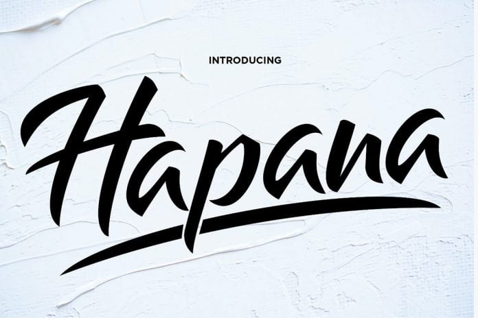 Hapana - Authentic Display Font