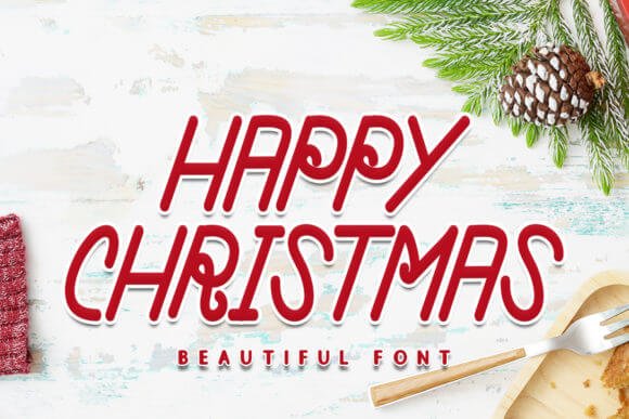 Happy Christmas Font