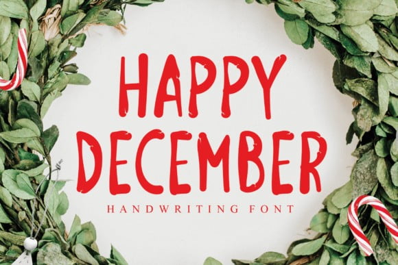 Happy December Font