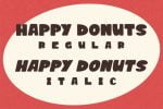 Happy Donuts Font