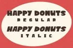 Happy Donuts Font