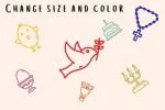 Happy Easter Icons Font