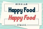 Happy Food Font