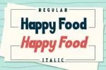 Happy Food Font