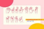 Happy Hands Font
