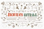 Happy Holiday With Extras Font