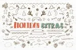 Happy Holiday With Extras Font