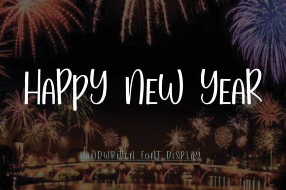 Happy New Year Font
