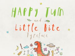 Happy Tum Little Bite Font