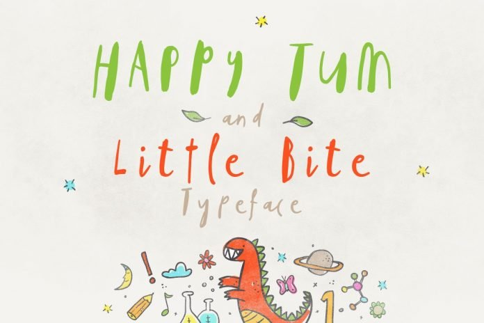 Happy Tum Little Bite Font