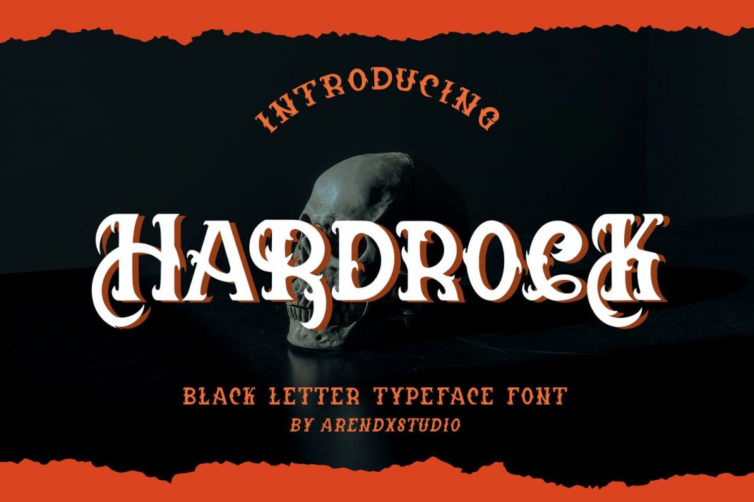 Hardrock - Black Letter Typeface