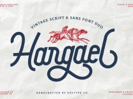 Hargael - Vintage Font Duo