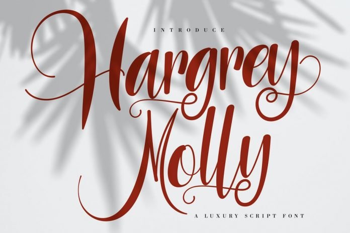 Hargery Molly Luxury Script Font