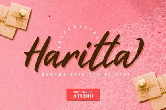 Haritta - Handwritten Script Font