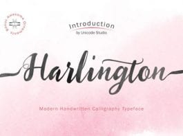 Harlington Script Font