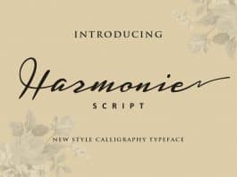 Harmonie Script Font