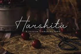 Harshita - A Stylish Signature Font