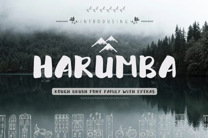 Harumba Brush Font