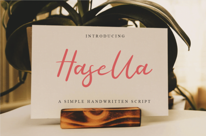 Hasella Script Font