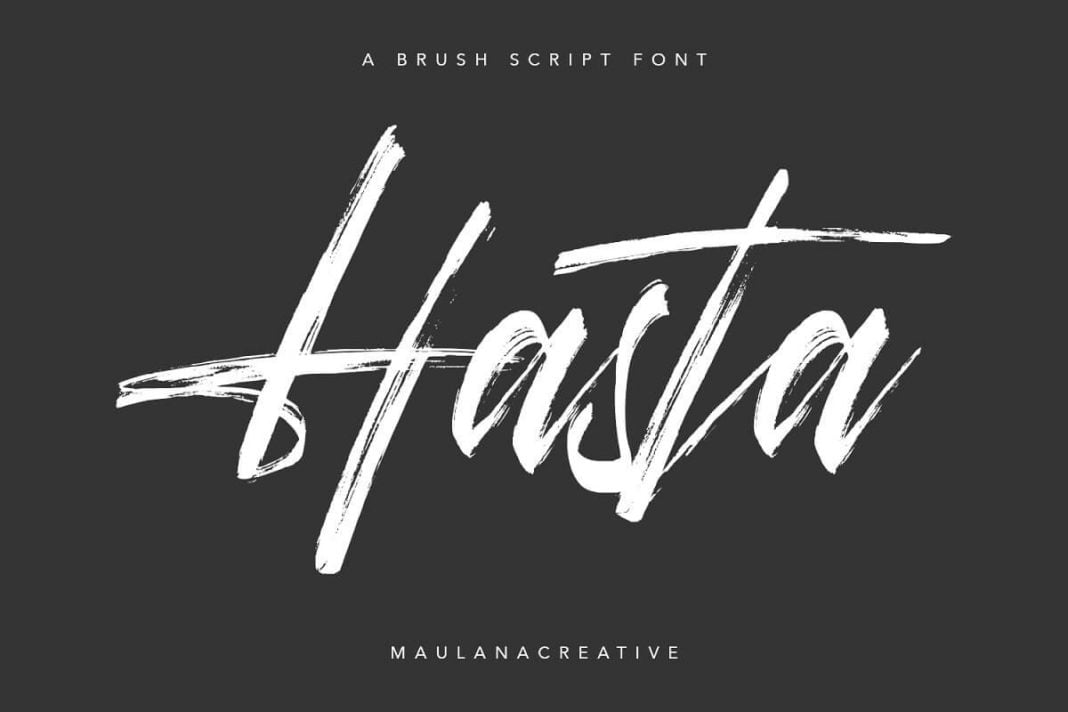 Hasta Brush Script Font