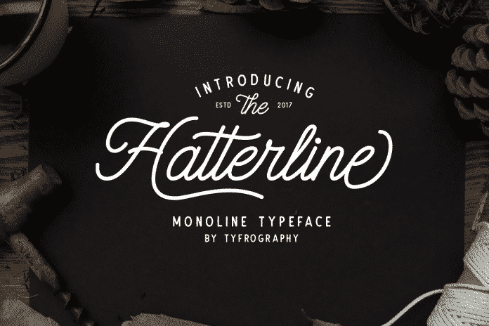 Hatterline script Sans