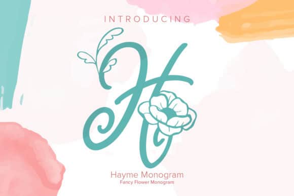 Hayme Monogram Font