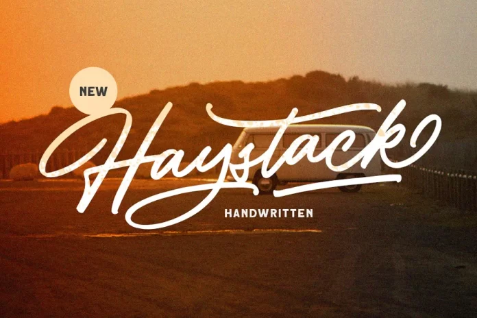 Haystack – Handwritten Script Font