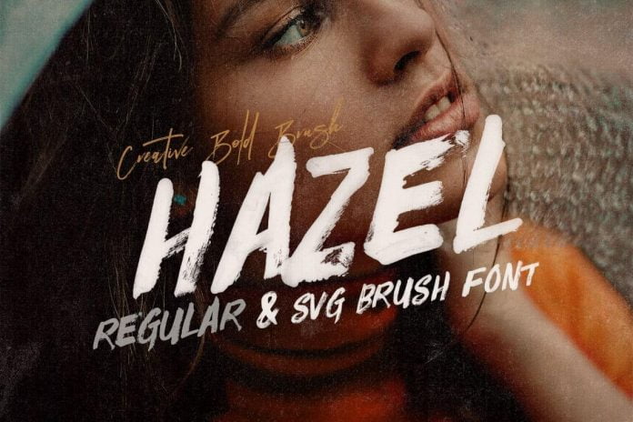 Hazel - Brush & SVG Font