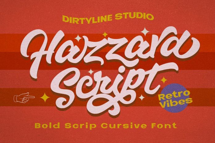 Hazzard - Bold Script Logotype Font