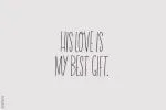 He Loves Me Skinny Font