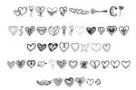Heart Dingbats Font