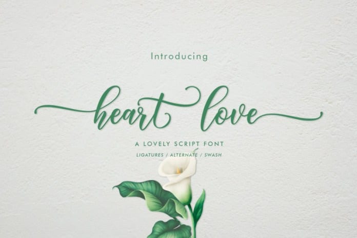 Heart Love Font