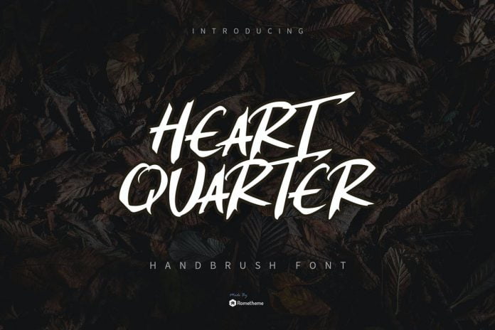 Heart Quarter - Brust Font
